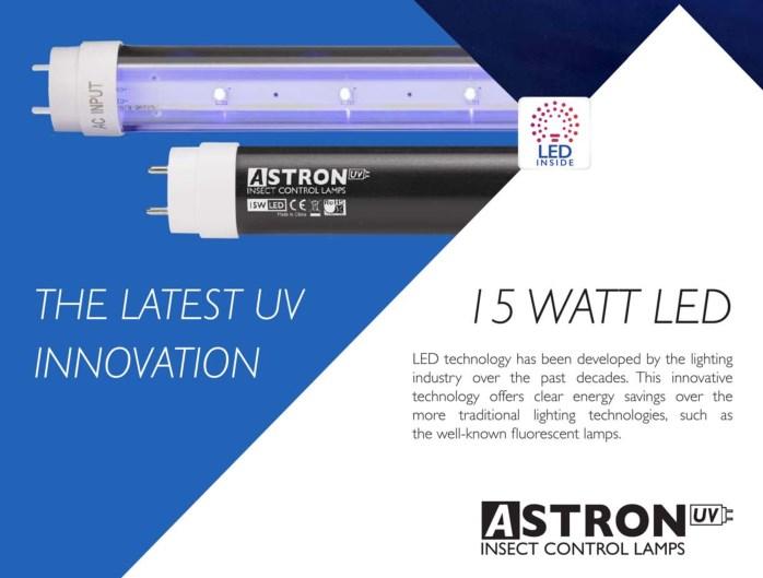 ASTRON UV 15 Watt LED Tubes
