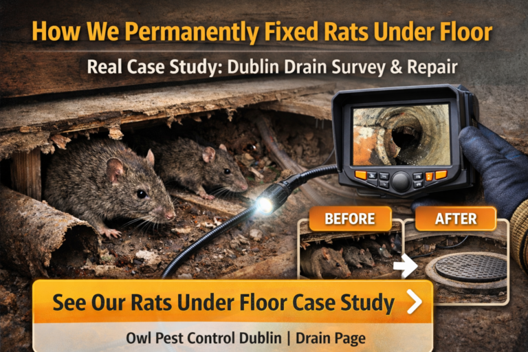CCTV Drain Surveys and Repairs Case Study - Owl Pest Control Dublin