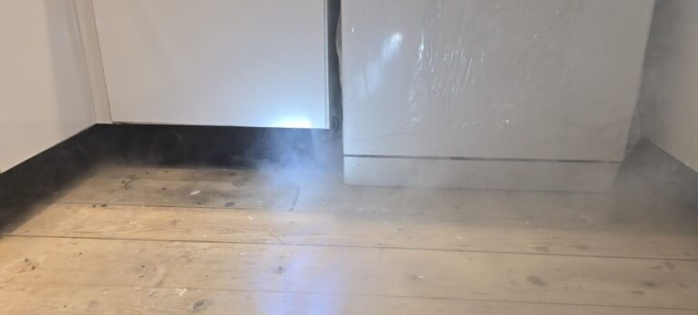 Drain Smoke Test uncover issues under floor boards