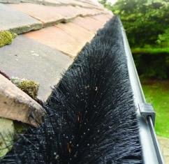 HEDGEHOG gutter brush in situ(3) - Owl Pest Control Products Ireland