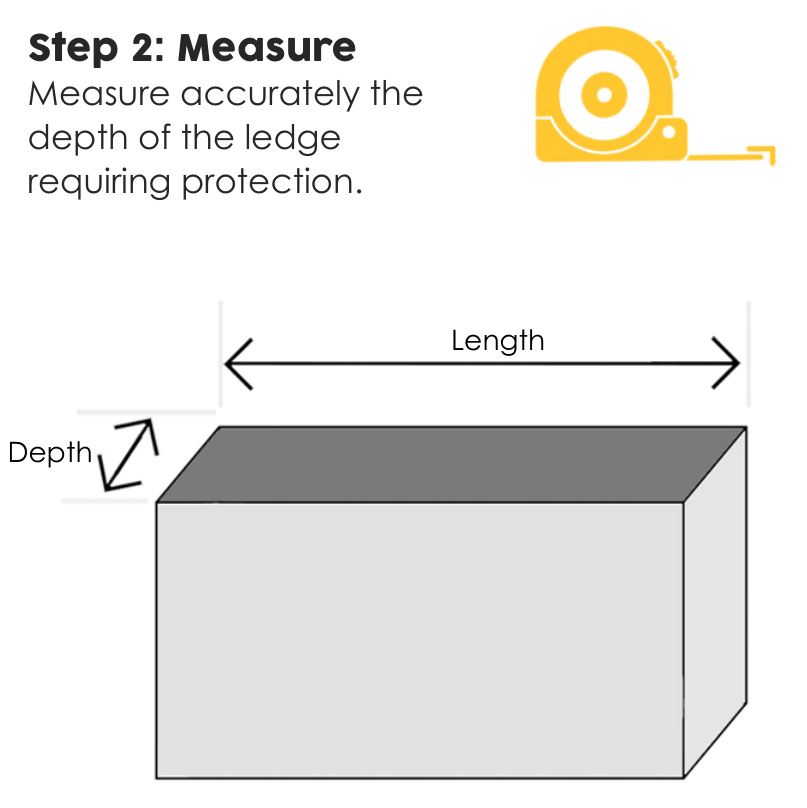 Thistle small bird spikes installation step 02