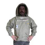 Pro Khaki Beekeeper Jacket + 2 Fencing veils (100% cotton)
