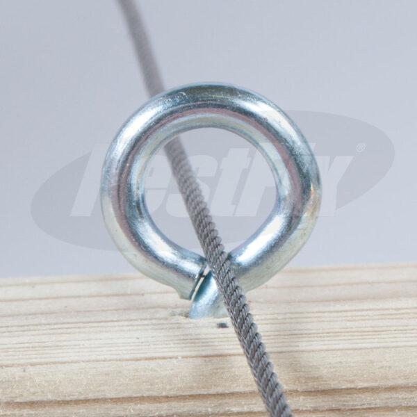 screw-eye for bird netting wire intermediate fixing 2 - Owl Pest Control Products Ireland