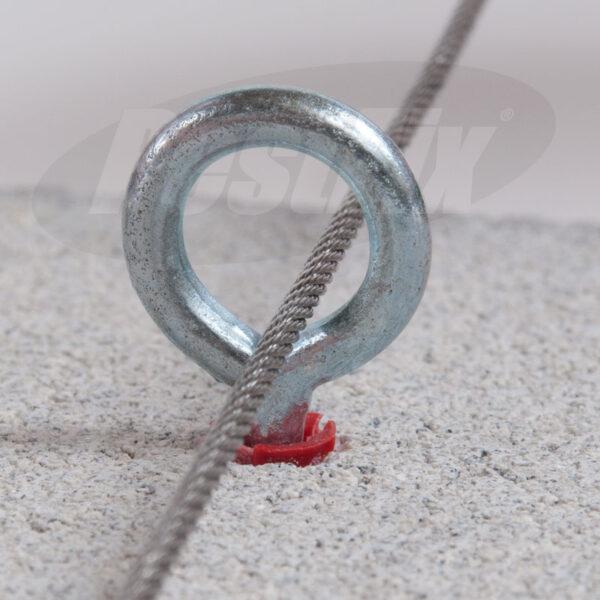 screw-eye for bird netting wire intermediate fixing - Owl Pest Control Products Ireland